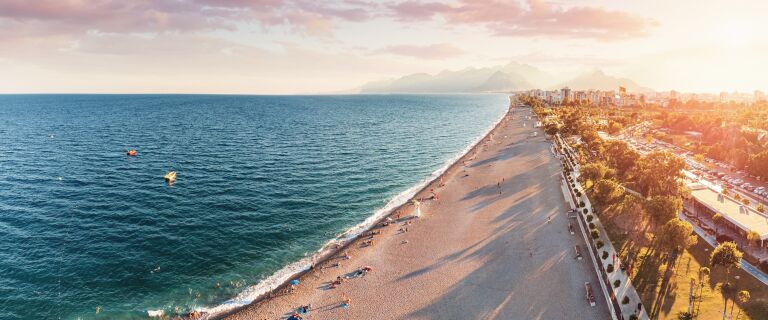 TOP 20 najlepszych plaż w Antalya w Turcji